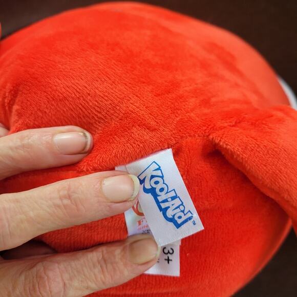 Kool-Aid Man Plush Stuffed Toy 17” Red by Fiesta Toys - Picture 7 of 9